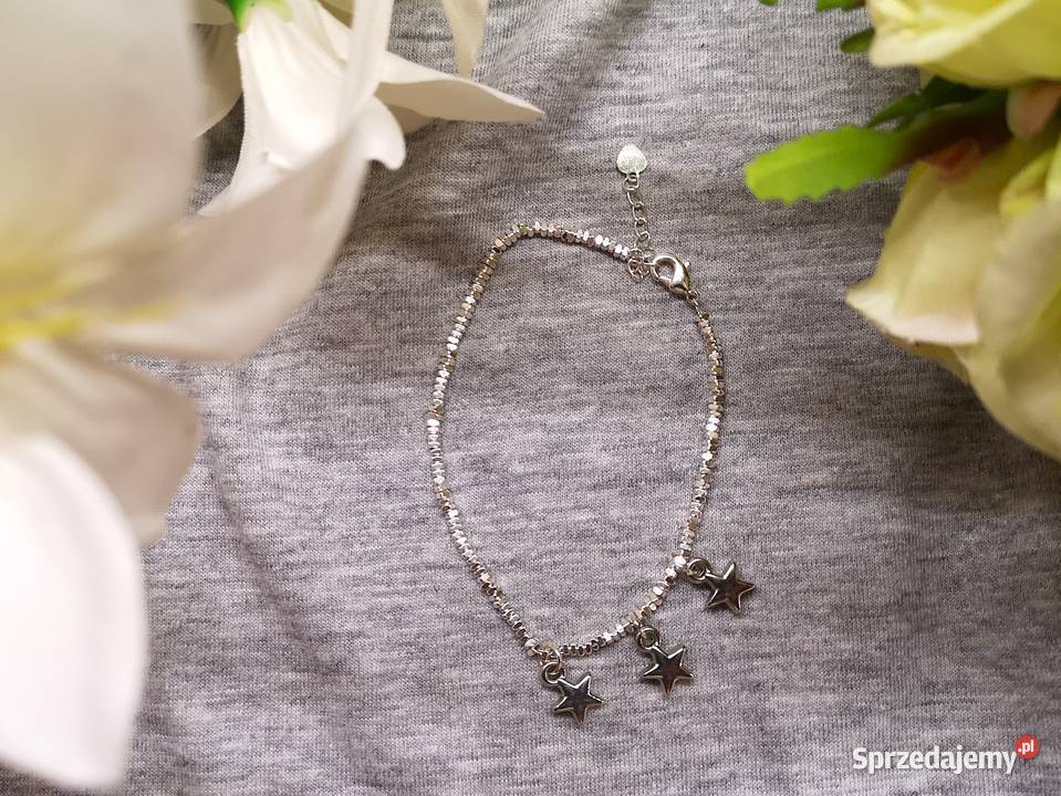 Delikatna bransoletka damska z gwiazdkami Kielce