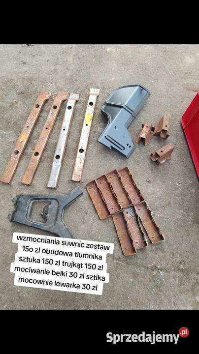 Mocowania belki szyny podniśniki lewarka fiat Siepraw