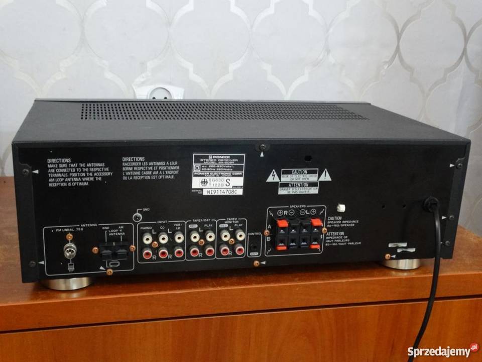 Wzmacniacz z radiem Pioneer SX202R mocny 290 Jasło