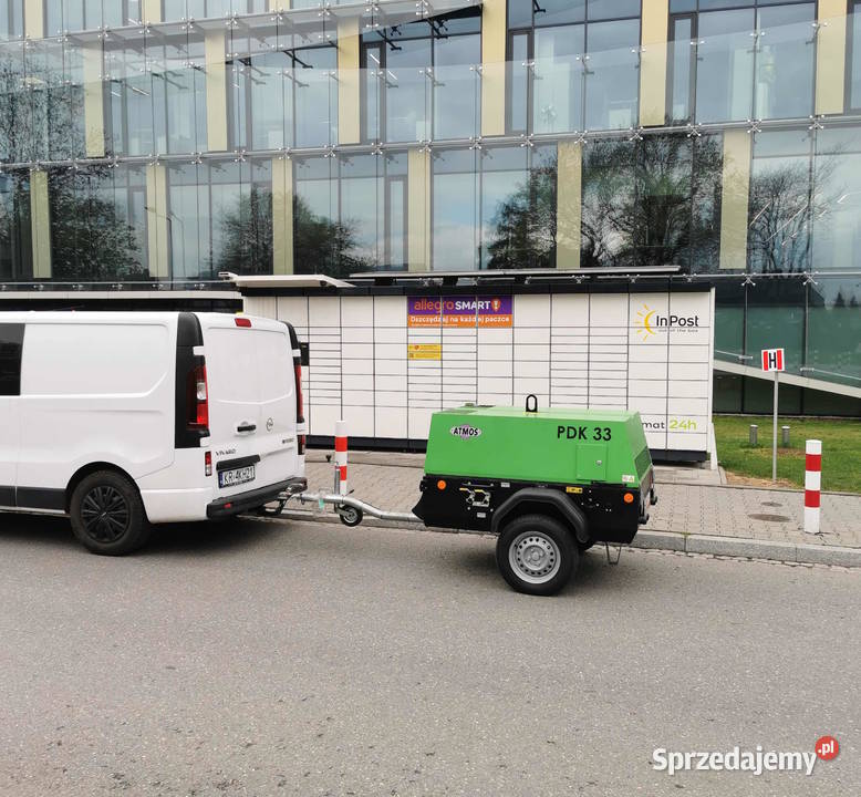 Sprężarka Śrubowa  kompresor spalinowy ATMOS Nowa 5 m3