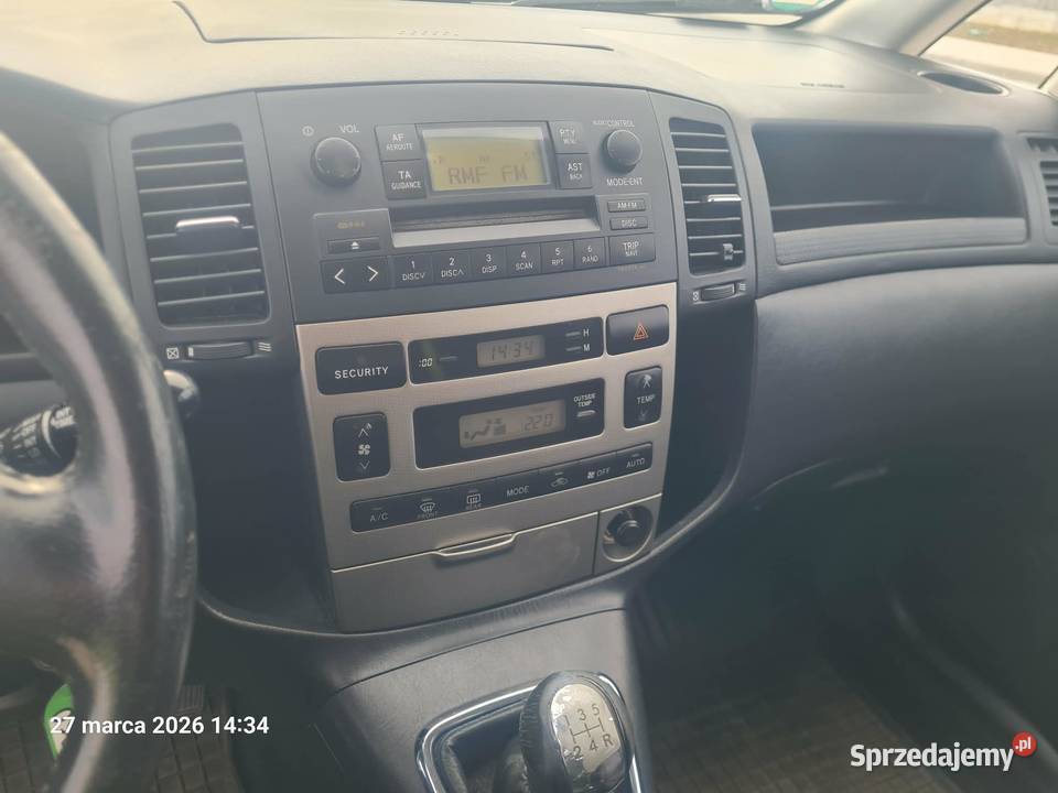 COROLLA VERSO ładna długie opłaty Grajewo sprzedam
