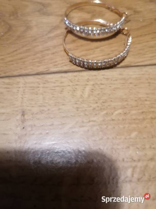 Kolczyki koła z kryształkami Gdańsk