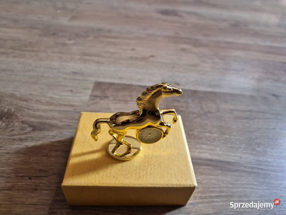 ZEGAREK MINIATURKA KONIA UNIKAT Branice