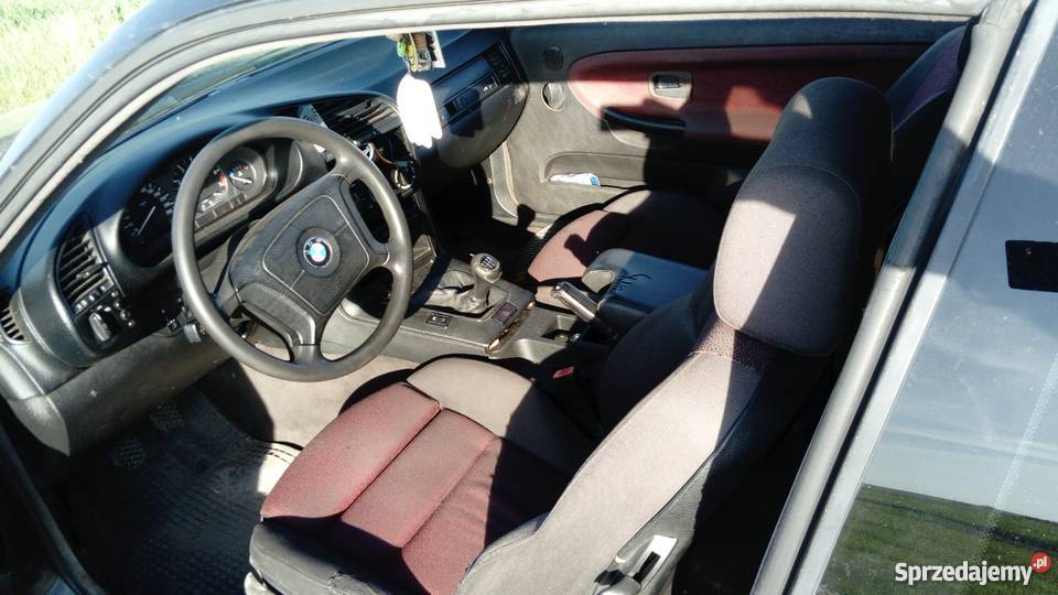 Bmw e36 coupe czarna gleba borbet xenon Siedlce