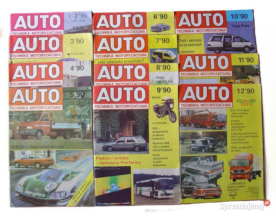 Auto Technika Motoryzacyjna pełny Rocznik 1990 Łódź
