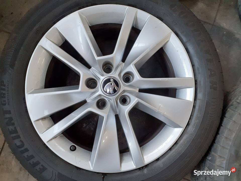 Alufelgi 17 5x112 nowe opony letnie 215 55 17 świętokrzyskie Tumlin-Osowa