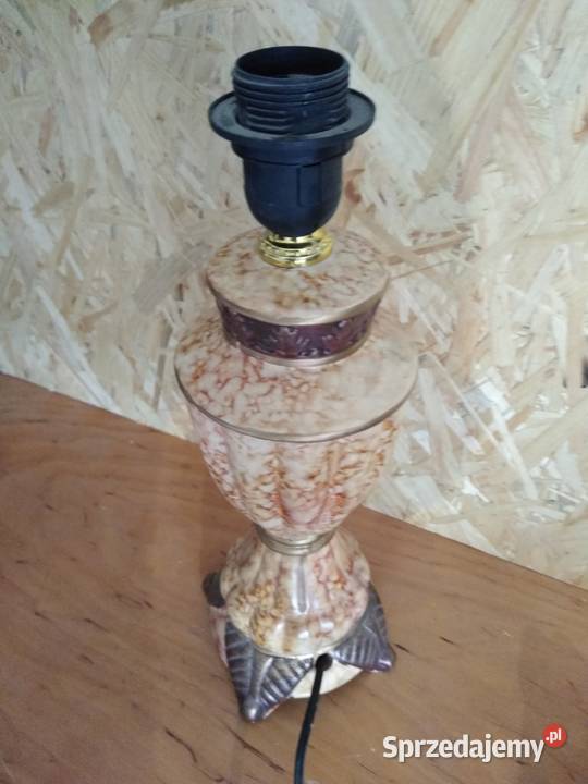 Stara ceramiczna lampka lampa zabytek PRL Dąbrowa Górnicza