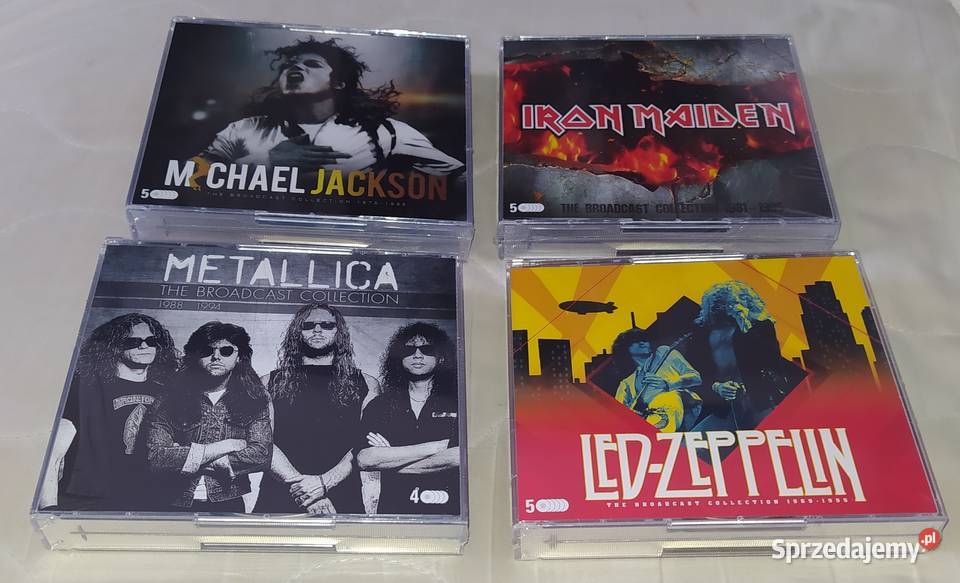 CD Michael Jackson LedZeppelin Metallica Iron Gdańsk
