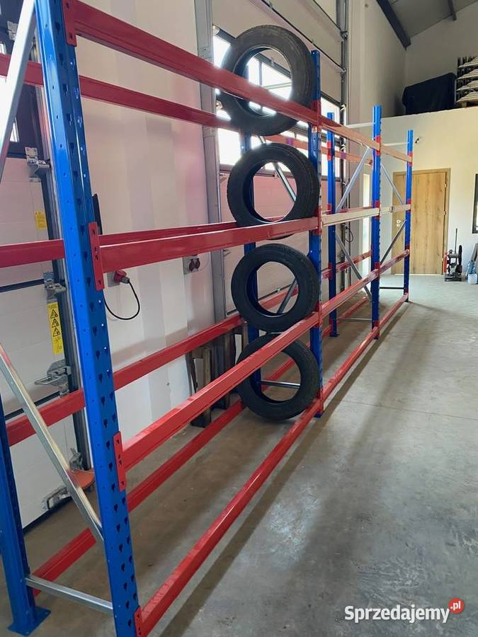 Regal regaly regały magazynowe na opony hala Zamość sprzedam
