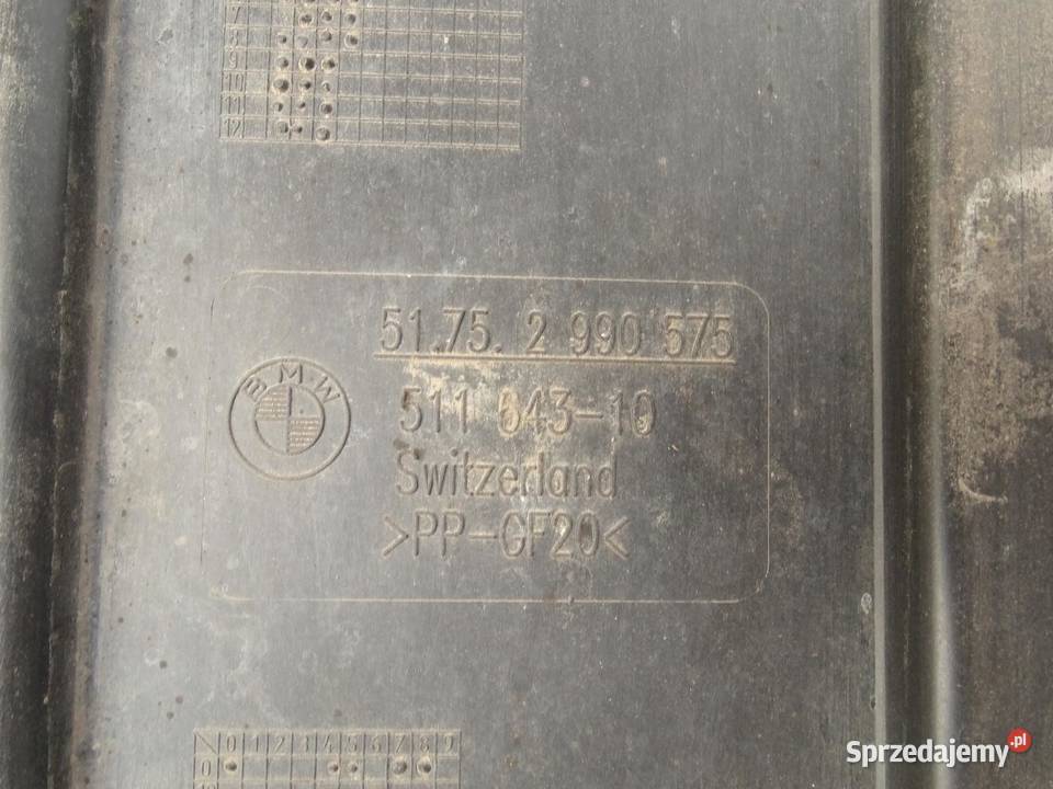 OSŁONA PŁYTA DOLNA POD SILNIK BMW X1 E84 2990575
