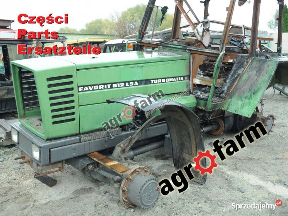 Fendt 612 LSA części skrzynia biegów most sprzedam