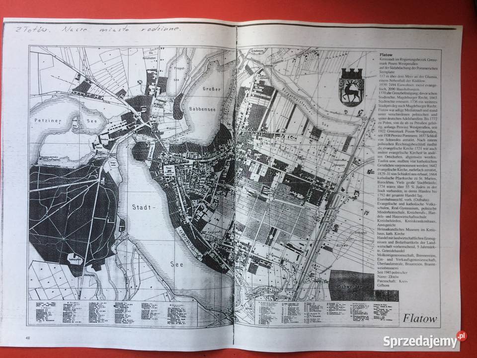 449 Niemiecki Plan Złotowa Szczecin sprzedam
