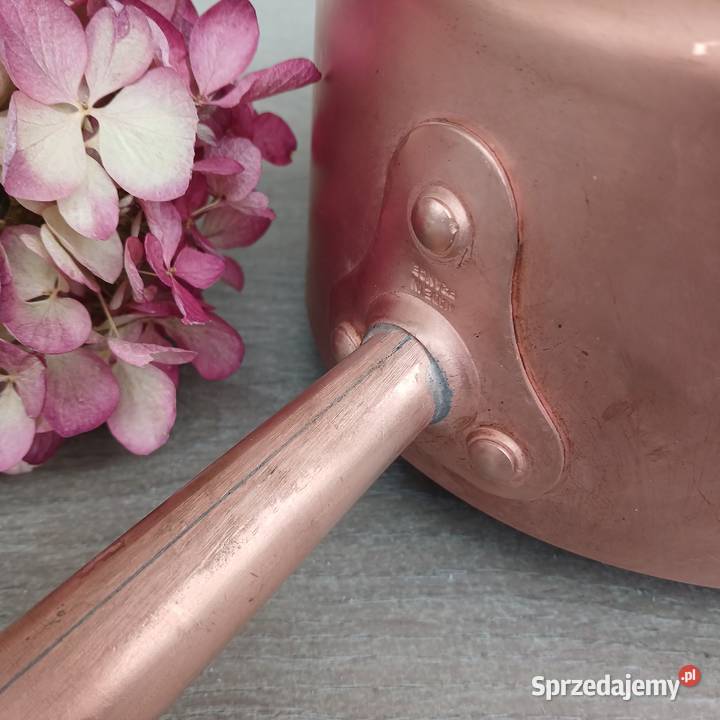 Profesjonalny miedziany garnek rondel poj 22 mazowieckie Warszawa