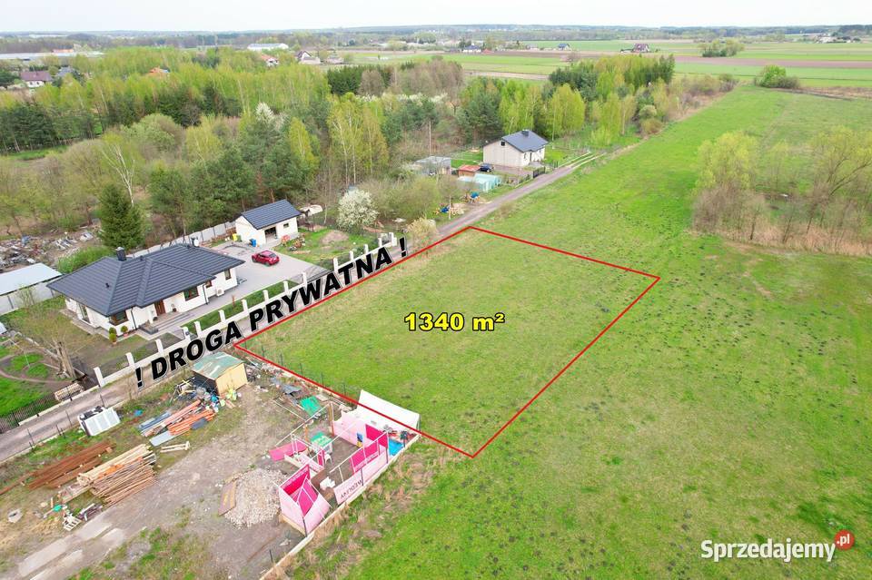 Działka budowlana w gminie Nasielsk 99zł/m2 Siennica