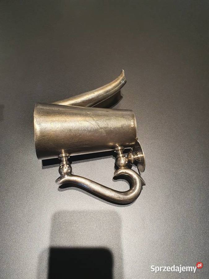 Dzbanek z pokrywką mniejszy z dwóch srebrny z Antyki Lublin sprzedam