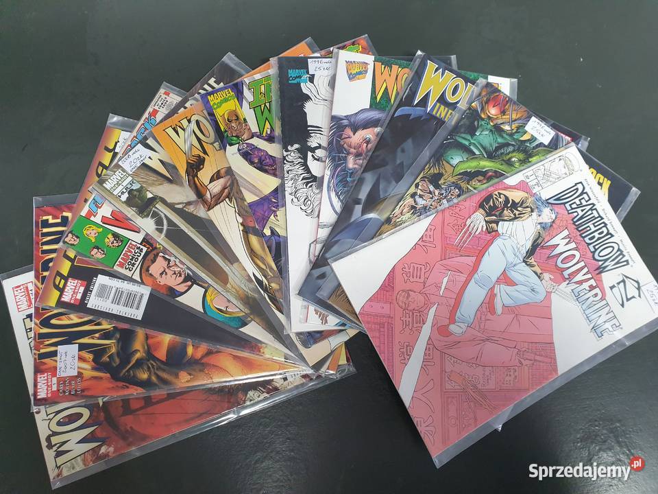 Wolverine zestaw 13 oryginalnych komiksów Marvel Gdynia