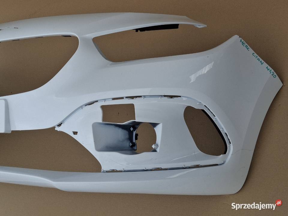 MERCEDES CITAN II W420 ZDERZAK PRZÓD PRZEDNI Bieleń