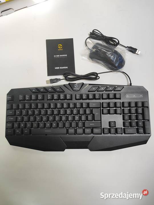 Klawiatura Przewodowa Mysz Gamingowa HiWings Klawiatury i myszy