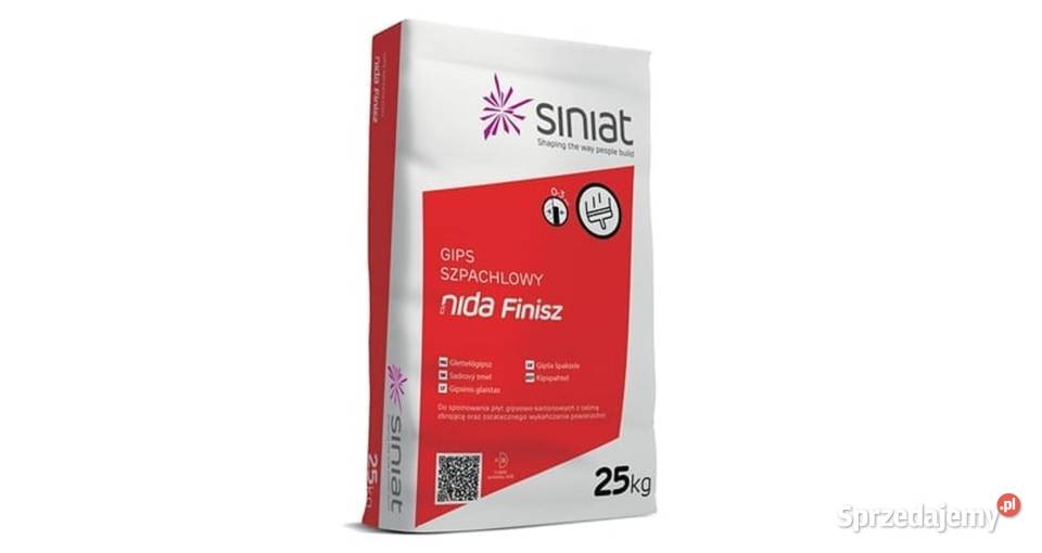 Siniat Nida Finisz25 Gips Szpachlowy mazowieckie
