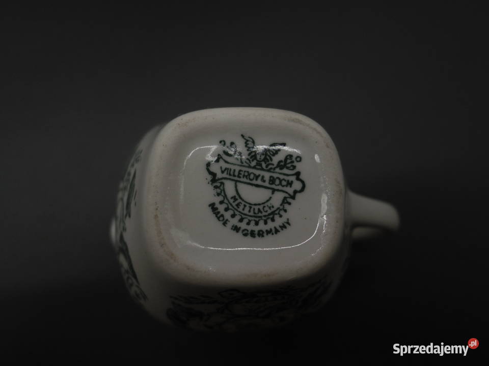 Porcelanowy mlecznik Villeroy Boch zielony Raszków
