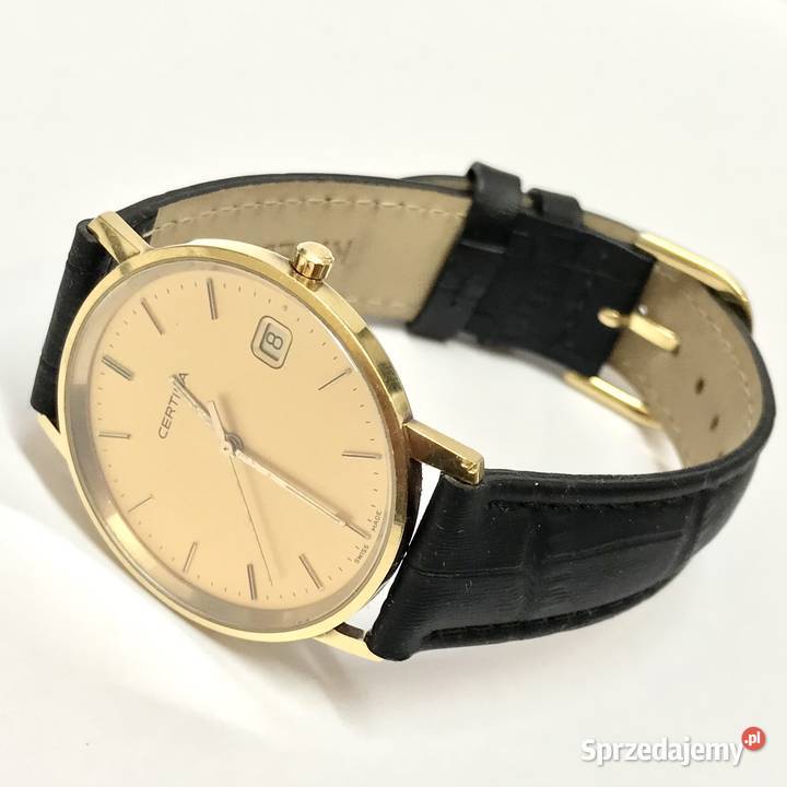 CERTINA Priska ZŁOTY Zegarek męski KLASYCZNY Męskie Warszawa