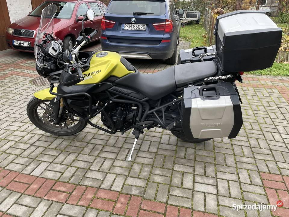 Triumph Tiger 800 podgrzewane manetki Kwidzyn sprzedam