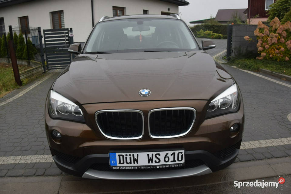BMW X1 20D 2013r Brązowy Metalik Nowy Rozrząd i nieuszkodzony