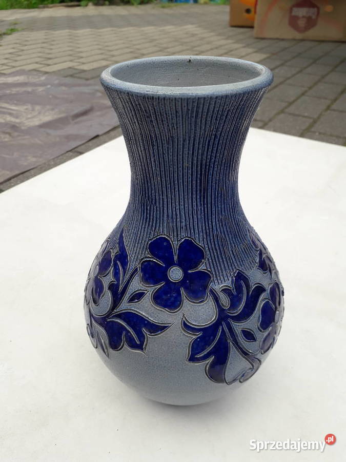 Wazon kamionka Gres de la Roche vintage Jules Warszawa