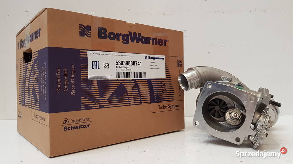 Turbosprężarka BorgWarner KKK 53039880741 mazowieckie Siedlce