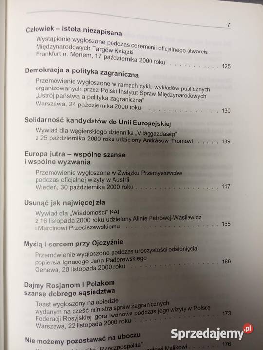 Bartoszewski Ponad podziałami kolekcjonerskie Warszawa