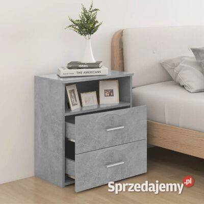 vidaXL Szafki nocne 2 szarość betonu 50x32x60 Warszawa