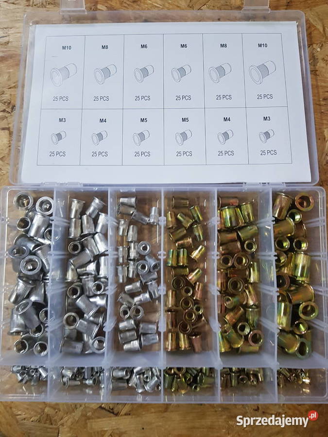 ZESTAW NITONAKRĘTEK M3M10 MIX 300 NITONAKRĘTKA