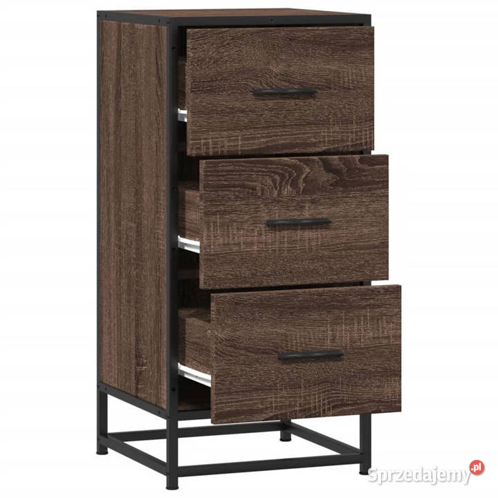 Szafka brązowy dąb 355x35x76 materiał Pozostałe