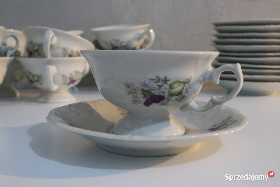 Serwis kawowy WAWEL dzbanek filiżanki ze Wrocław