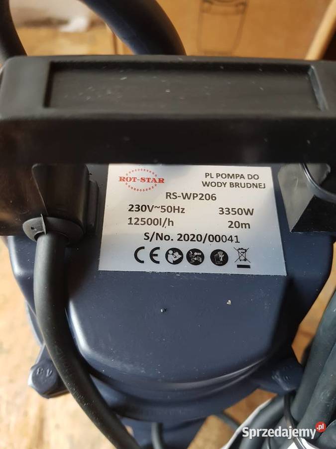 POMPA DO WODY BRUDNEJ SZAMBA OCZKA MOCNA 3350wat Głogowa