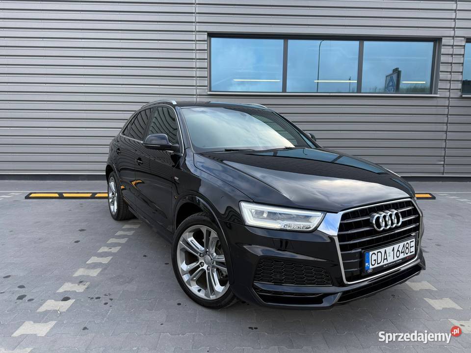 Audi Q3 Quattro 2018 20T sline panorama nieuszkodzony Gdańsk