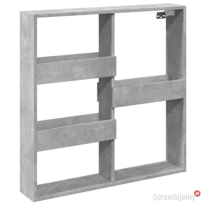 Szafka ścienna szarość betonu 80x15x80 WM854547 Warszawa