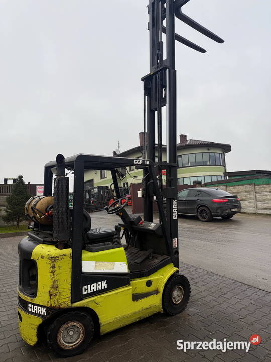 wózek widłowy CLARK CGP16 VW LPG Triplex 44m Działoszyn