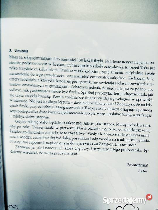 Fizyka to nie katastrofa unikatowe książki Warszawa