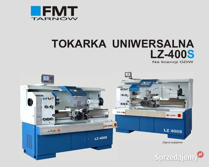 Tokarka uniwersalna LZ 400S x 1000 Polski Wierzchosławice