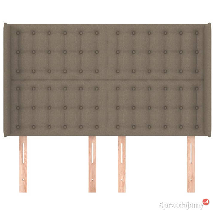 Zagłówek uszak taupe 147x16x118128 tkanina mazowieckie Warszawa