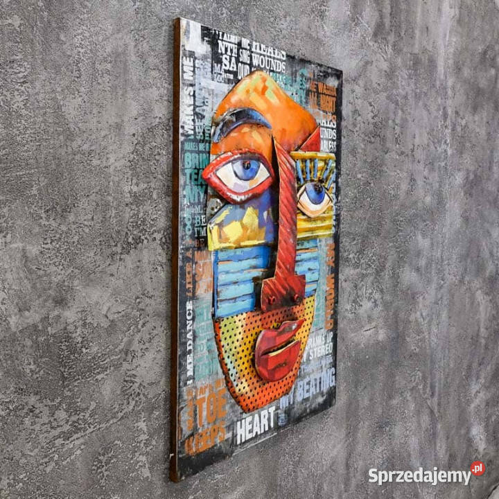 Obraz metalowy 3D LOFT KUBIZM 60x90 inny kolor Obrazki i obrazy świętokrzyskie Chmielnik