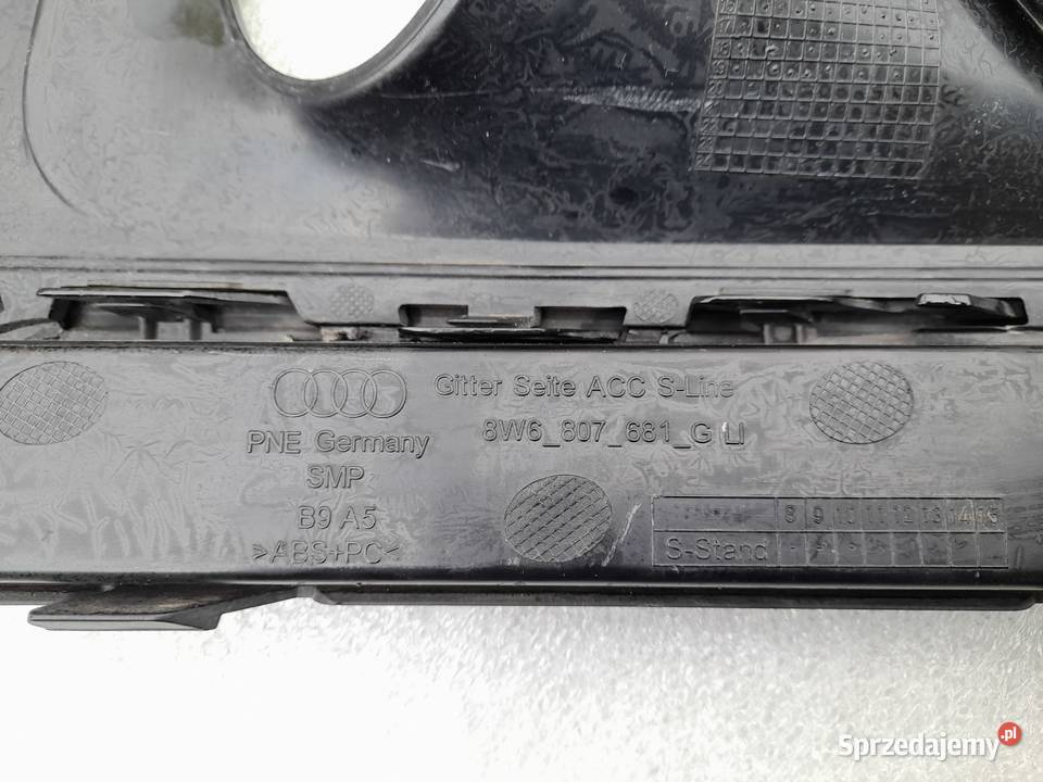 AUDI A5 S LINE KRATKA ZAŚLEPKA ZDERZAKA LEWA Goleniów sprzedam