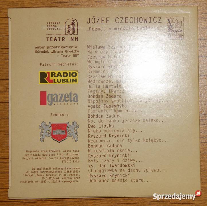 Józef Czechowicz Poemat o mieście Lublinie Pozostałe Parczew