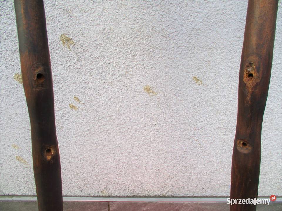 Stare Gięte Oparcie Krzesła KOŁKOWANE