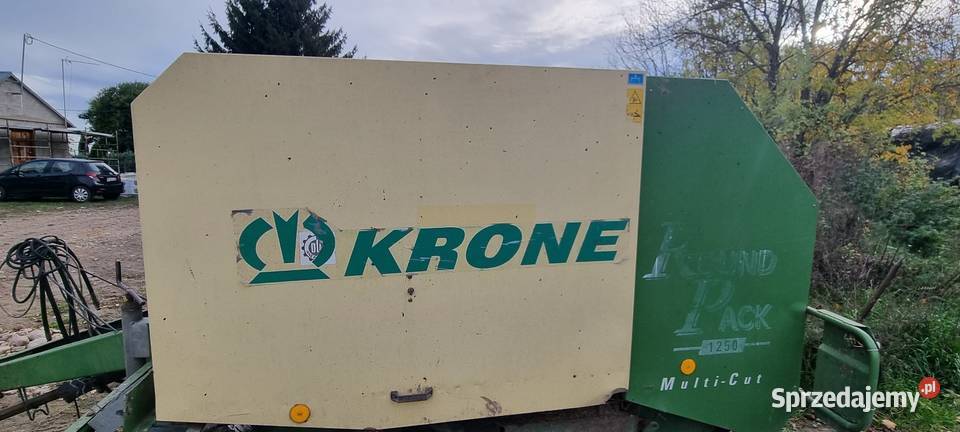 Prasa rolujaca belująca krone round pack 1250 Rolujące (belujące) Ostrożany