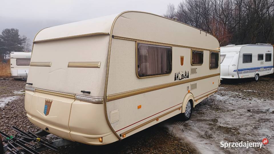 przyczepa kempingowa campingowa kemping OKAZJA Międzybrodzie Bialskie
