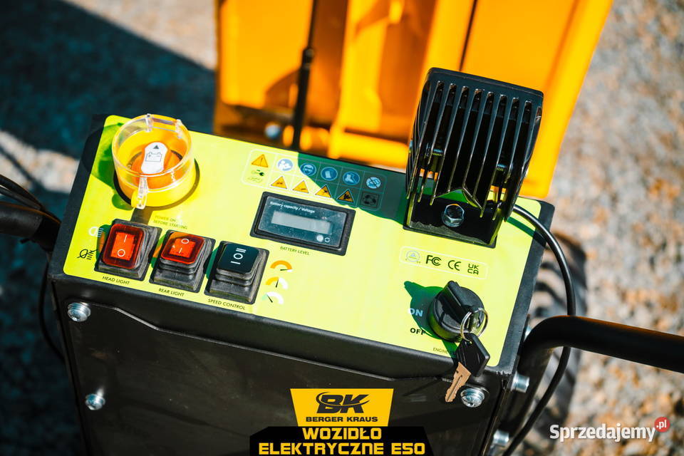Elektryczne wozidło kołowe wywrotka E50 Udźwig Rok produkcji 2023 dolnośląskie
