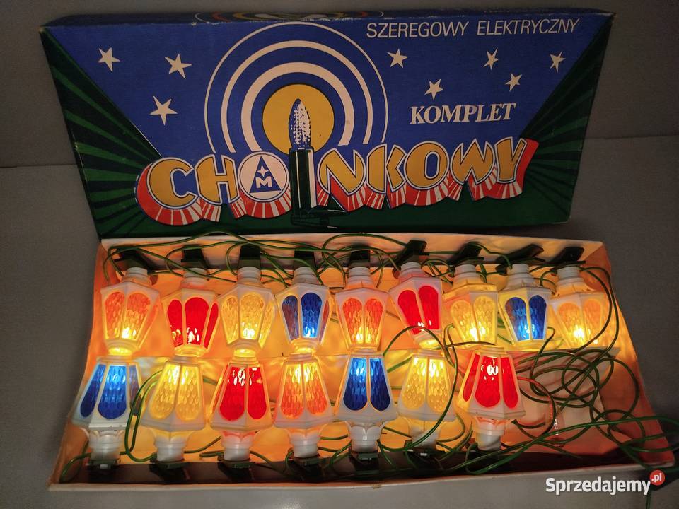 Komplet lampek choinkowych Latarenki Lampiony Zgierz
