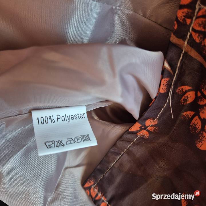 Cienki płaszcz damski rozmiar L kolorowy Kurtki i płaszcze Brzesko